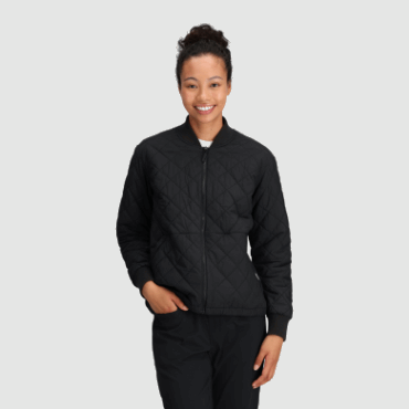 Outdoor Research Women's Shadow Reversible Bomber Black/Loden